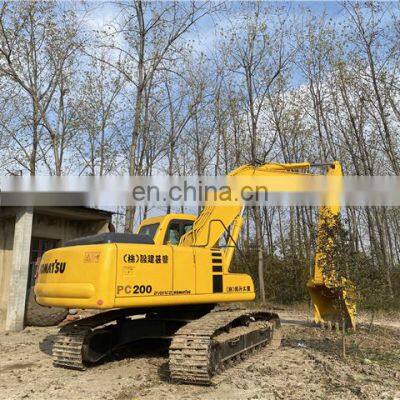 Used komatsu crawler excavator with breaker pc200-6 , 20ton komatsu excavator , Komatsu pc200-5 pc200-7 pc200-8