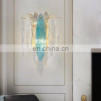 Creative Simple Surface Mounted Wall Light Decor Glass Lighting Home Living Room Wall Lamp photo-5