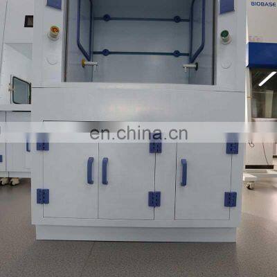 BIOBASE China Laboratory Chemistry Ducted PP Fume Hood FH1000P Polypropylene Fume Hoods With Filters Wiht LED Display Price