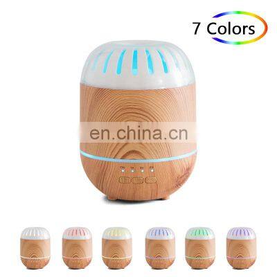 Hot Sale Home Rechargeable Ultrasonic Purifier Wooden Humidifier photo-3