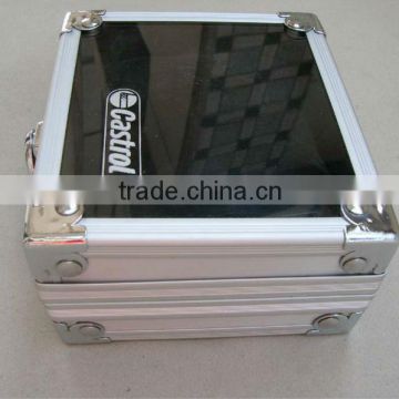 fashion silver aluminum watch case Aluminum tools case