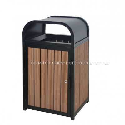 Outdoor WPC Wood Recycle Garbage Bin