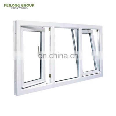 Double glazed Australian Standard  Customized aluminum glass tilt and turn window