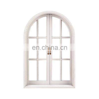 arch top casement window double glass aluminum profile window casement windows