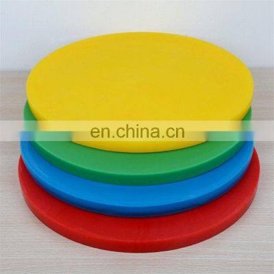 HDPE PE Plastic Color Round Square Block Healthy Durable Chopping Cutting Board photo-5