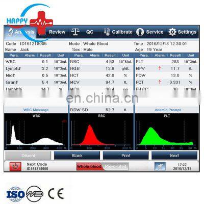 HC-B003A Original Promotional High Quality Blood Cell Counter With 23 Parameters/cbc Test Machine Price photo-5