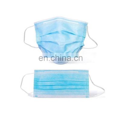 Personal Protective Blue Color 3 Ply Facemask Mouth Mask Anti-Virus