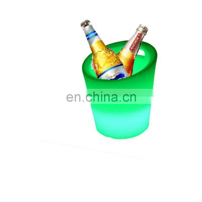 Customized Logo Bar KTV Champagne High quality Bar Light Champagne Wine Drinks Beer Bucket KTV Nightclub Portable LED ice bucket