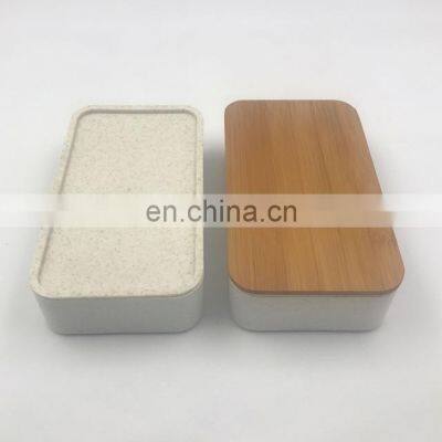 BPA Free High Quality 2 Layers Bamboo Disposable Lunch Box photo-4