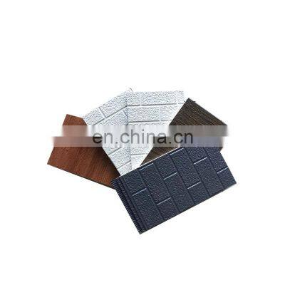 High quality Pu metal siding sandwich panels house exterior Wall Panels cheap price