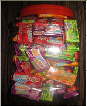 Fancy 4cm, 7cm Fruit Flavour Chewing Gum Tatoo Chicle Tatoo Bubble Gum in Bags, Jars photo-5