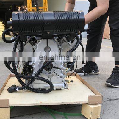 SCDC Air Cooled 2 Cylinders V Type 4 Stroke 2V92 Diesel Engine for Generator photo-2