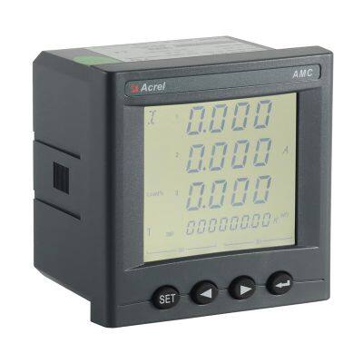 Acrel AMC96L-E4/KC2M with 2 analog output AC smart power analyzer three phase LCD display 4DI2DO RS485-Modbus/RTU protocol