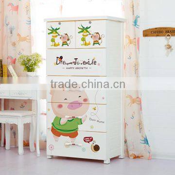 5 layer plastic baby clothes lockers