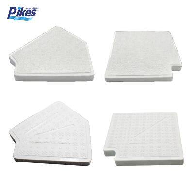ABS/PP 18cm 20cm 25cm 30cm Anti-slip Swimming Pool Grilles Aluminum Alloy ABS/PP Overflow Pool Grating photo-2