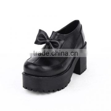 8 cm Most Popular pu black girls cool lolita shoes for girls