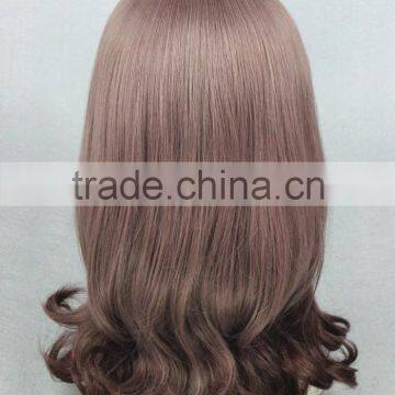 Cheap 40CM Medium Short Taro Color Cosplay Lolita Girls Wig Anime Cosplay photo-4