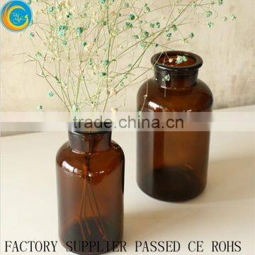 customized unique glass terrariums rustic burlap mason jar vases centerpiece silver wedding vases                        
                                                Quality Choice