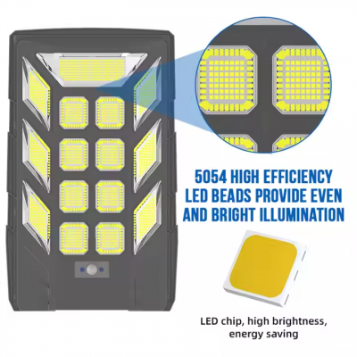 High Quality Outdoor Ip65 Waterproof ABS 600W Integrated All in One Solar Street Light photo-2
