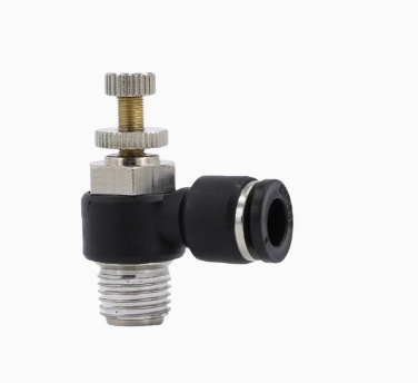 Tracheal Throttle Valve Quick Connector Cylinder Speed Control Valve Adjustable Sl4 6 8 10 12 - M5 01 02 03 04 photo-2