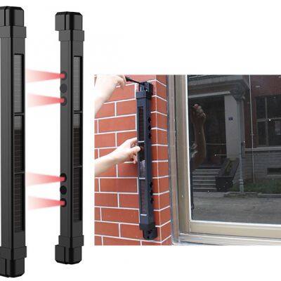 10m Detection Infrared Grating Wireless Solar Power Break Alert Outdoor Burglar Alarm Infrared Beam