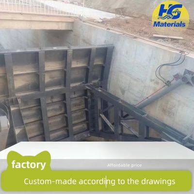 Arc gate steel gate, arc gate, sewage treatment steel gate, reservoir hydraulic steel gate valve