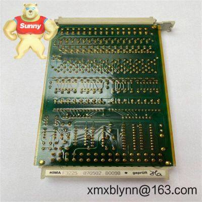 HIMA F3225: Your Reliable Digital Input Workhorse for Critical Safety Systems