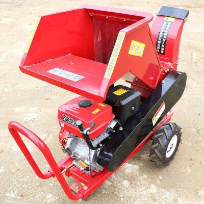 PanQi Portable Branch Leaves Small Trunk Gasoline Engine Wood Crusher Choose Wood Chipper for Farm photo-4