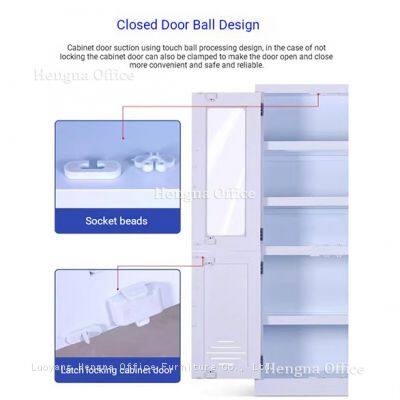 Secure and Durable PP Chemical Storage Cabinet | Double-Lock Protection for Corrosive Liquids in Production Areas photo-5