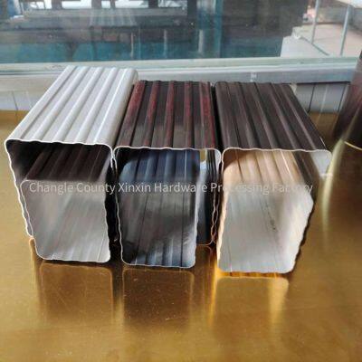 Aluminum Alloy Rainwater Pipe Sizes and Specifications, Building Exterior Wall Drain Pipes, Aluminum Alloy Downspouts photo-2