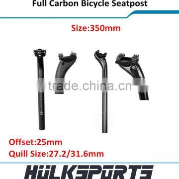 Carbon Seat post bike UD/3K carbon bicycle seatpost 31.6x350mm MTB Seat Post