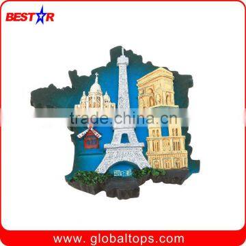 Customized 3D tourist souvenir fridge magnet