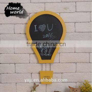 Online Shopping Fashionable Fire-Balloon Amusement Bar Decorative Chalk Writing Blackboard for Sale