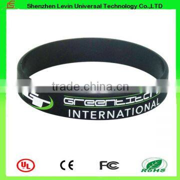 Sports Eco-friendly Adverting Promotion Print Logo Cool Silicone Wristband