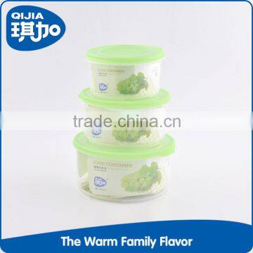 Practical reusable storage boxes 1100 ml plastic food container