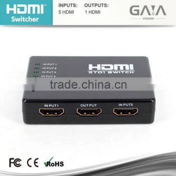 High Quality 5 Port Hdmi Switch With Audio Output For Hdtv Ps3 Dvd