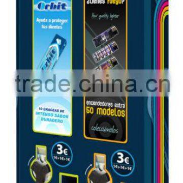 Distributeur Automatique Pour 2 Voies de Roulement Mecanique Papier et Briquets