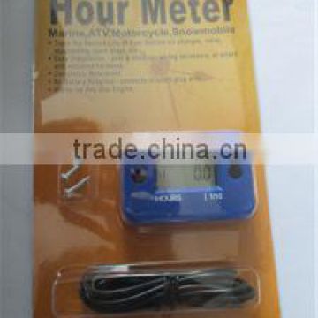 Waterproof Inductive Hour Meter for motocross ATV motorcycle tractor motorbike forklift truck PIT BIKE