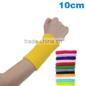 10 cm Sport Colorful Cotton Wrist Support Wristband Exercise Wrist Band Wrister For Sport