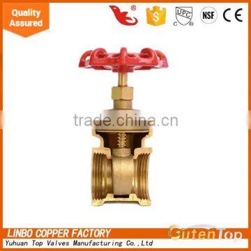 LB-GutenTop 3/4"*3/4" iron sheet handle 200 wog brass gate valve