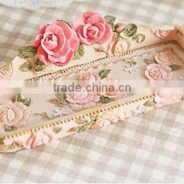 AN466 ANPHY European Style Household Decoration Birthday Gift Cosmetic Brush Resin Jewelry Plate Holder Display Stock 18.8*4cm