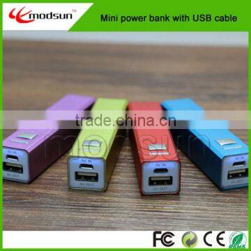 2600 mAh power bank universal power bank