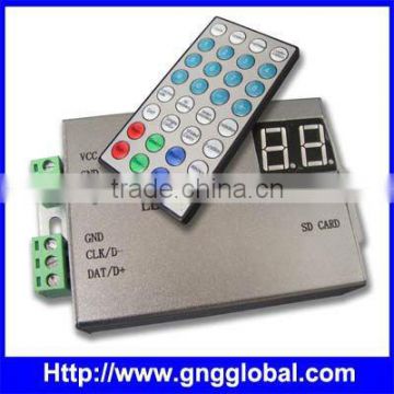 with IR remote control panel sd card led controller