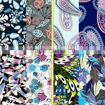 Customer printed nylon spandex swimwear fabric for underwear and dress