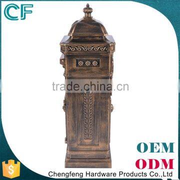 The Most Popular Style In Europe Traditional Desigh Crown Decorative External Post Box From China photo-5