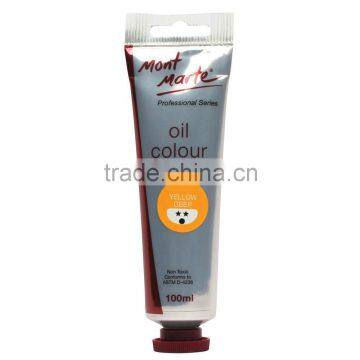 Mont Marte Oil Paint 100mls - Yellow Deep