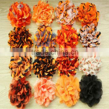 chiffon lace flowers/hair accessory/ flower trim wholesale