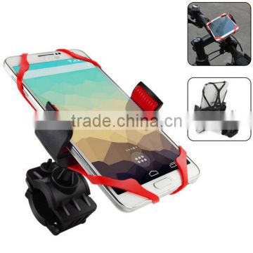 Lastest Universal Bike Motorcycle Phone Mount For Smartphone GPS Bicycle Handlebar Cradle Cell Phone Car Holder