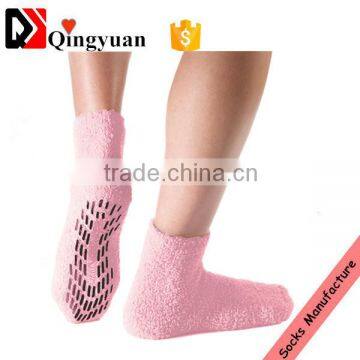 custom microfiber hospital home non skid socks