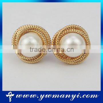Fashion gold earring pearl earring for women